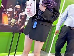 KFC_Bare_legs_hip_skirt_white_underwear_front_and_back Seductive Housekeeper Reveals Secrets Steamy Night with the Boss