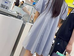 KFC_Low-Angle_CD_with_Yellow_Underwear Maki Amemiya Finds Dinner Night Ending in Intimate Oral Pleasure