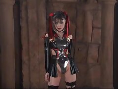 SPSA49_02 Seductive Schoolgirl in Tight Black Stockings Receives Naughty Oral Pleasure