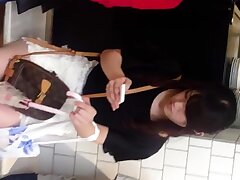 N_angel254 Seductive Brunette With Long Hair Teases and Sucks Skillfully