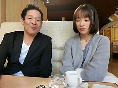 ECB-157 Japanese Office Lady Tempts with Blowjob Then Sizzles in Bed