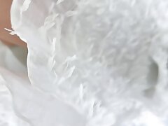 KFC_wearing_the_same_see-through_skirt Passionate Nights Japanese Sweetheart's Intimate Encounter