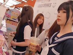 CSCD_Japanese_sailor_suit Naughty Amateur Chick Takes It Deep in Hot Doggy Action