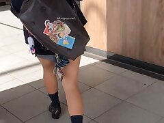 houkago93_36style Adorable Japanese Doll Delivers Intense Blowjob & Takes It All