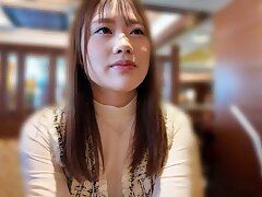 NPJS-072 Asuka Kyono Enjoying Vibrator and Anal Play in White Stockings