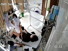 Real_hidden_camera_in_gynecological_cabinet_25 Sizzling Teen Tempts with Curves in Seductive Showdown