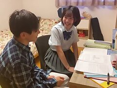 076484 Sexy Brunette Takes It Deep For Wild Doggy Style Action