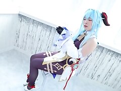 CPDE-059 Exotic Asian Beauty in Bra Takes Big Cock Deep in Mouth