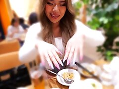 546EROFV-179 Adorable Japanese Sweetheart Expertly Takes Fresh Cum After Hot Blowjob