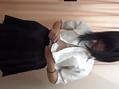 sspd62A Sensual Japanese Babe Pussy Rub & Ass Tease Delight