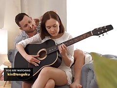 KIN8-3940 Adorable Tiny Asian Beauty Kneels to Give Mind-blowing Blowjob Pleasure