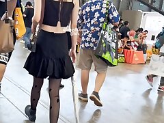 KFC_Black_stockings_white_lining Kien's Sultry Seduction Passionate Love & Intense Sex Play