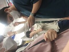 u102 Seductive Asian Duo Tempts Him In Store For Explosive Threesome Fun